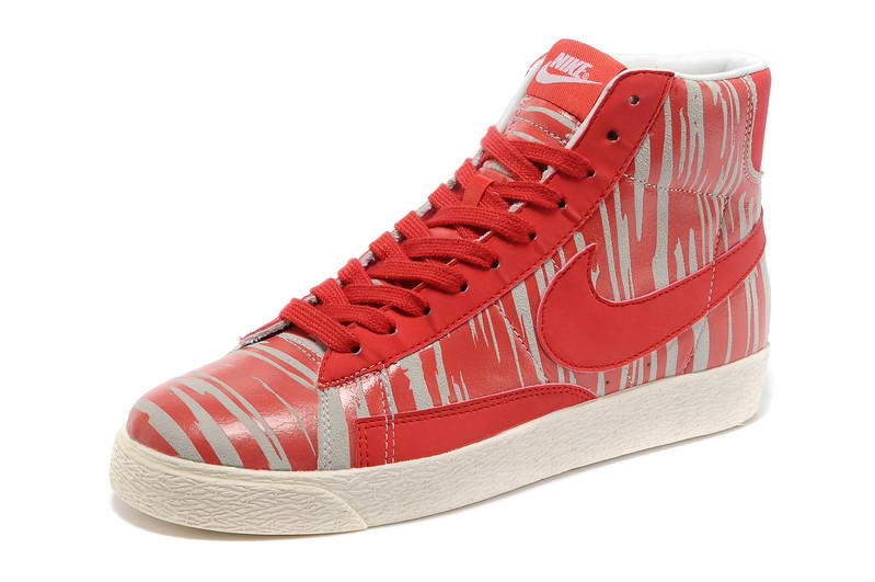 Nike Blazer hommes et chaussures des femmes Mid Suede creme Rouge (1)